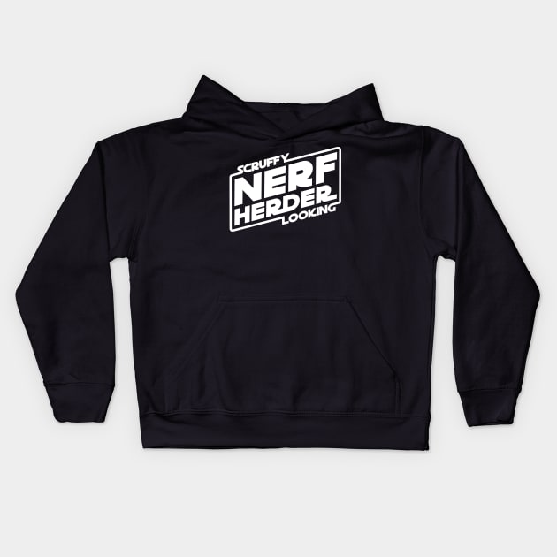 Scruffy Looking Nerf Herder Kids Hoodie by gnotorious